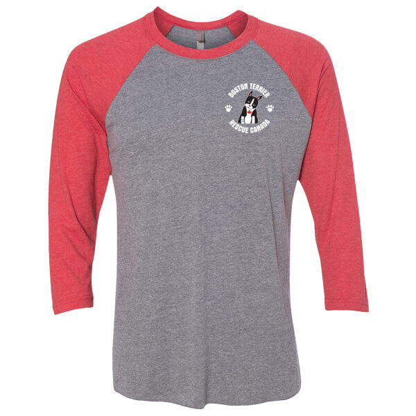 Terrier Unisex Baseball Tee White Pocket Graphic Thumbnail