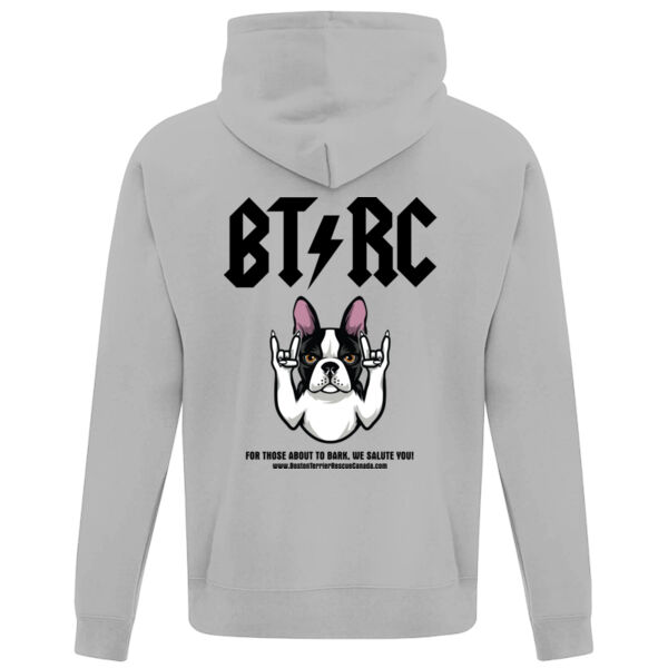 Terrier Unisex Hoodie Black Back Graphic Thumbnail