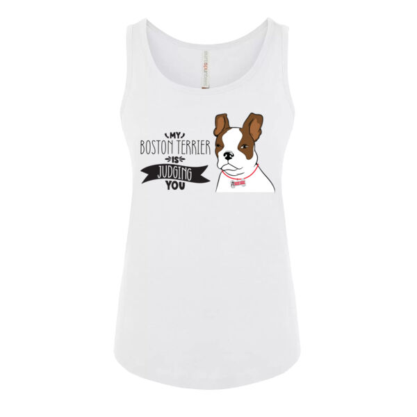 Ladies Judging Terrier Tank Dark Graphic Thumbnail