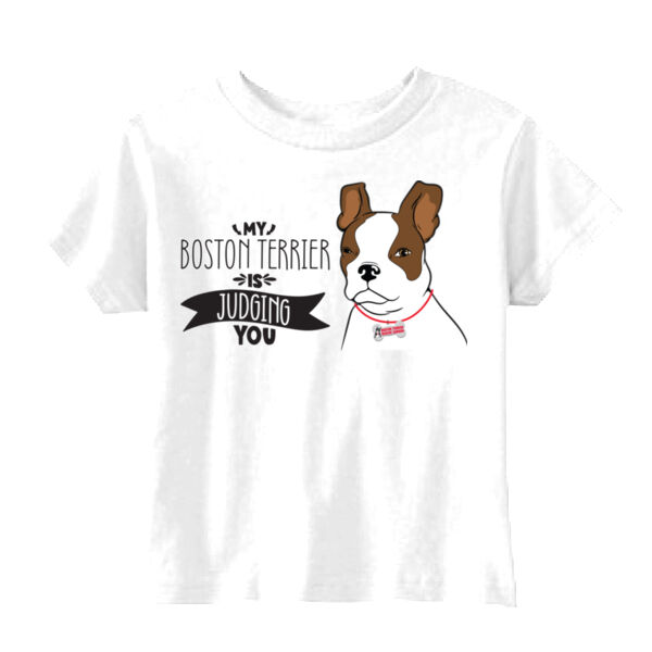 Judging Terrier Toddler Tee Dark Graphic Thumbnail