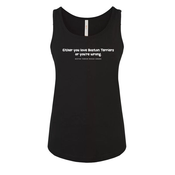 Ladies Either You Love BTs or You're Wrong Light Graphic Tank Thumbnail